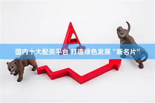 国内十大配资平台 打造绿色发展“新名片”